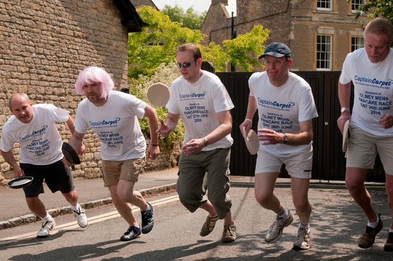 Olney Mens’ Pancake Race