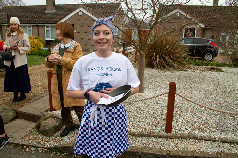 Eloise Kramer Olney Pancake Race